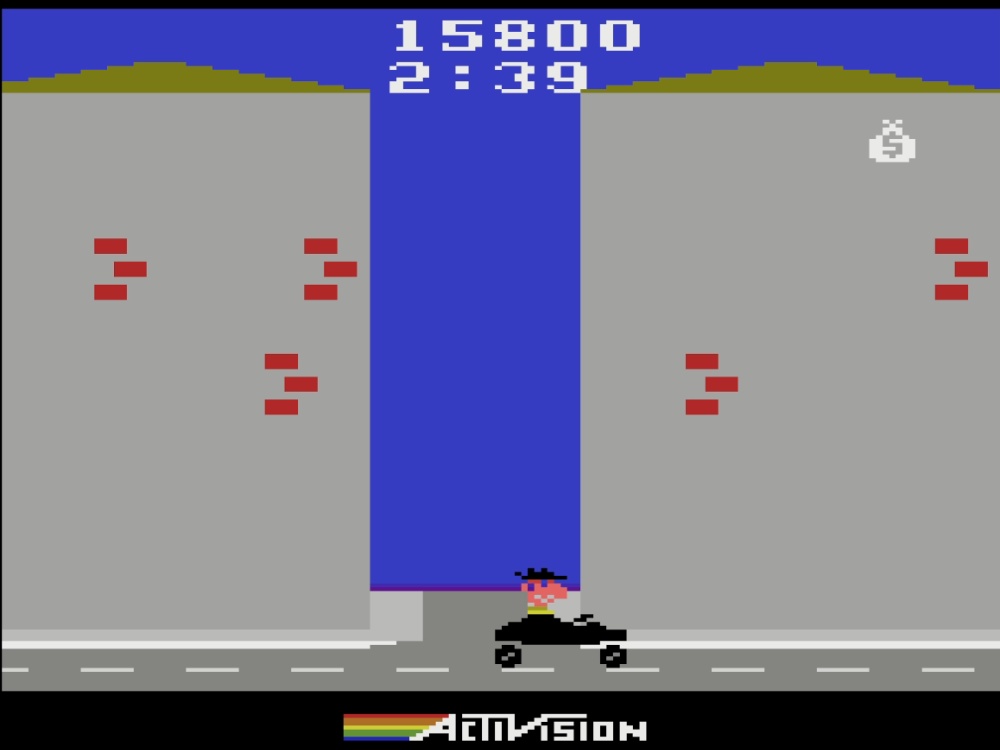 Gameplay of Private Eye for Atari 2600